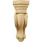 Ekena Millwork 3 3/8"W x 6 1/2"D x 10 1/2"H Los Angeles Hollow Back Corbel, Alder COR03X06X10HAAL - alternate 4